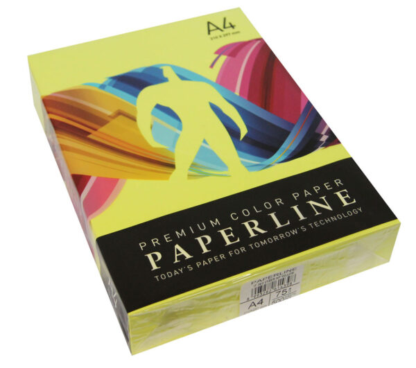 00929 EC Papir fotok.PAPERLINE A4 fluo zuti CHP YELLOW 75gr.500l P5 36300929 1