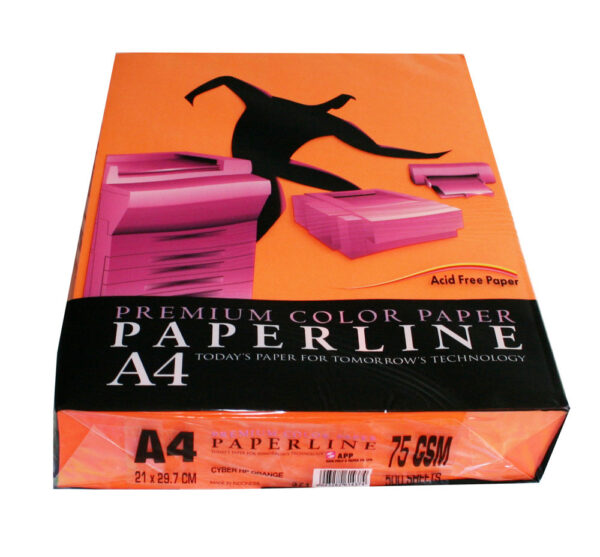 00940 EC Papir fotok.PAPERLINE A4 fluo narancasti CHP ORANGE 75gr.500 P5 371 1