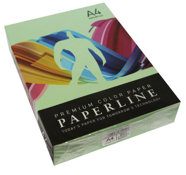 201541 EC Papir fotok.PAPERLINE A4 past.zeleni GREEN 80gr.500l P5 190 201541 1