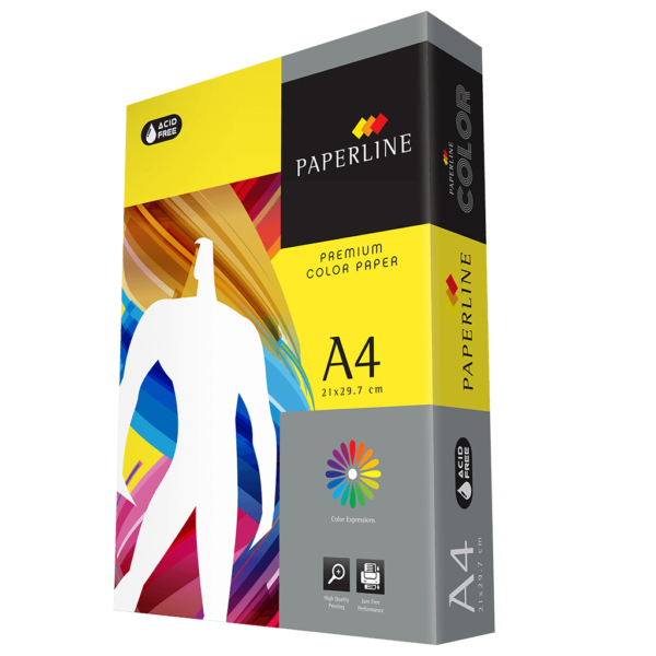 206078 EC Papir fotok.PAPERLINE A4 int.zuti LEMON 80gr.500l P5 210 1