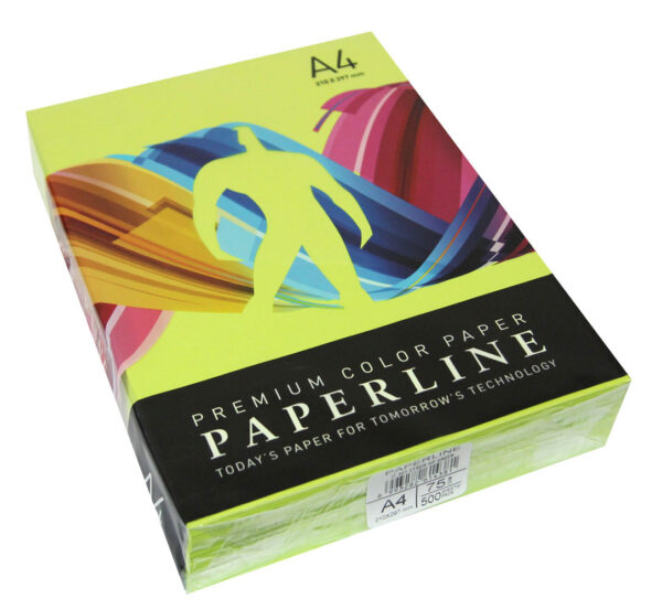 206084 EC Papir fotok.PAPERLINE A4 fluo zeleni CHP GREEN 75gr.500 P5 321 1