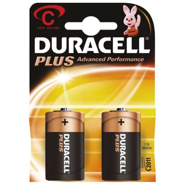 Baterija alkalna 15V C Basic pk2 Duracell LR14 blister 1