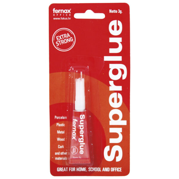 Ljepilo trenutacno 3g Superglue Fornax blister 1