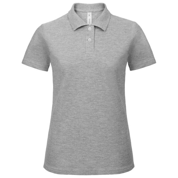 Majica kratki rukavi polo BC ID.001 women 180g svijetlo siva 1