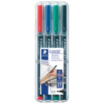 Marker permanentni 06mm pk4 Lumocolor Staedtler 318 WP4 1