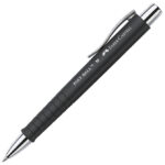 Olovka kemijska gumirana Poly Ball Faber Castell 241199 crna 1