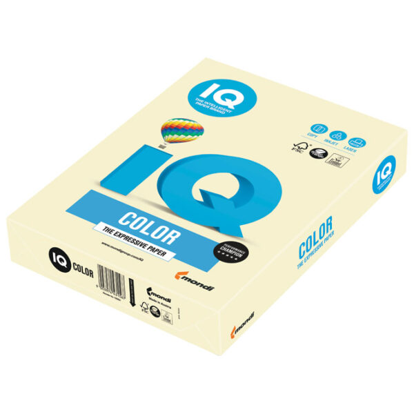 Papir ILK IQ Pastel A4 120g pk250 Mondi BE66 vanilija 1 1